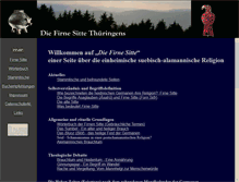 Tablet Screenshot of firne-sitte.net
